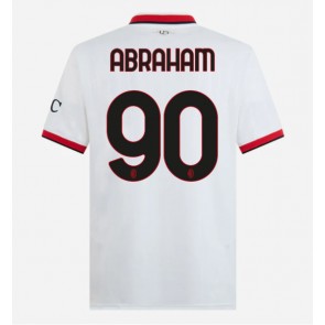 AC Milan Tammy Abraham #90 Replika Udebanetrøje 2024-25 Kortærmet